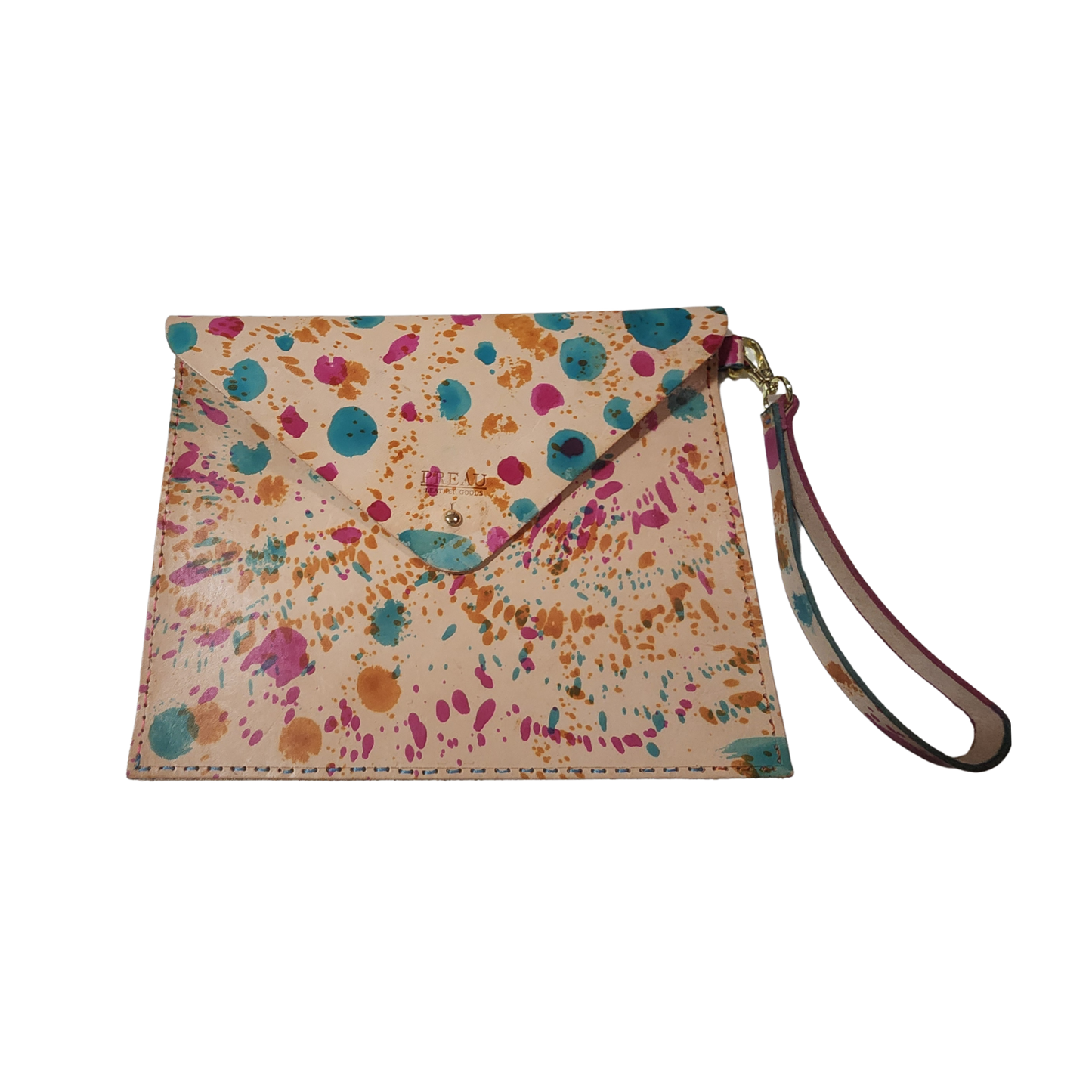 Splatter Envelope Wristlet