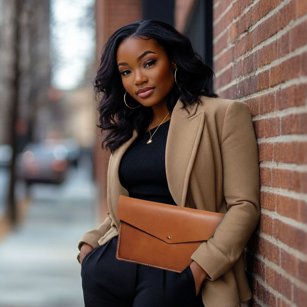 Leather Clutch